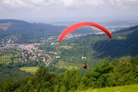 Wanderung zum Hausberg Merkur in Baden-Baden oder Gleitschirmfliegen